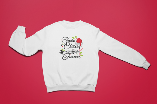 Santa Coming to Town Youth Sweatshirt