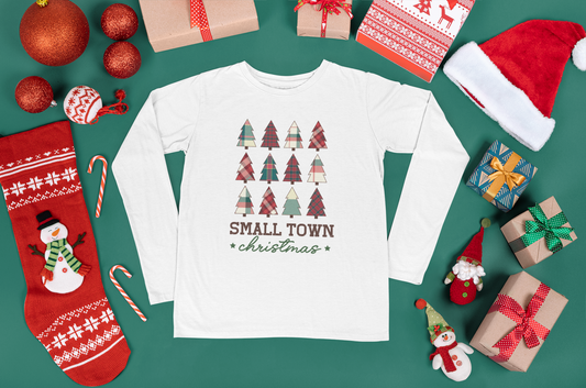 Small Town Christmas Crew Top