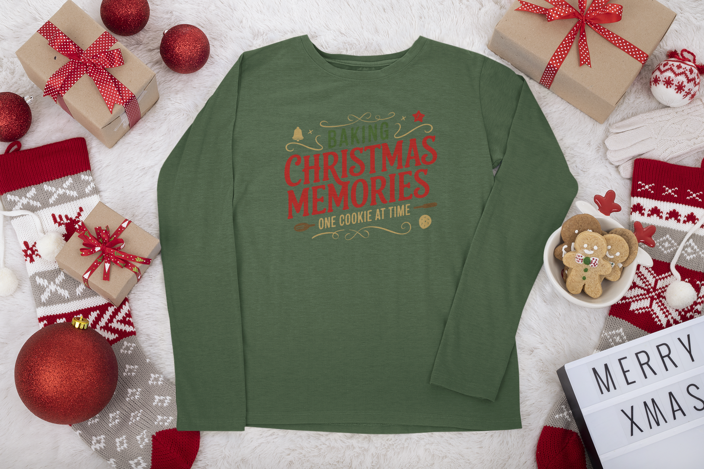 Baking Christmas Memories Crew Top