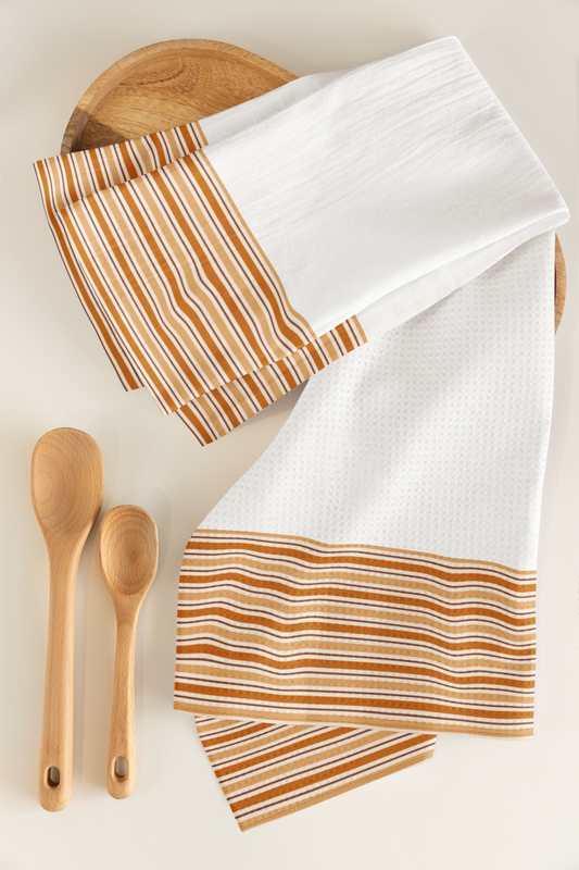 Kitchen Hand Towel - Fall Stripe