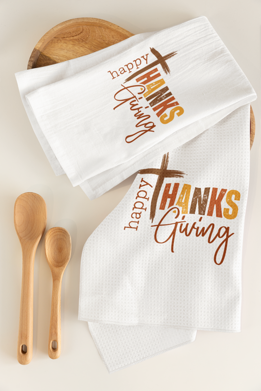 Kitchen Hand Towel - Happy Thanksgiving