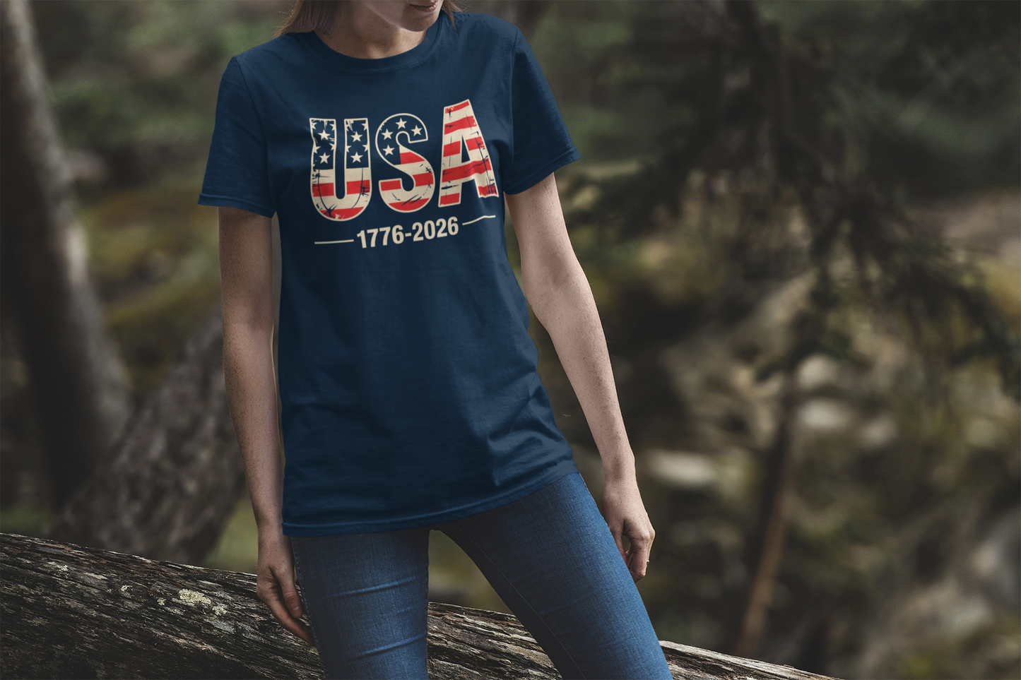 Vintage Navy USA Unisex T-Shirt